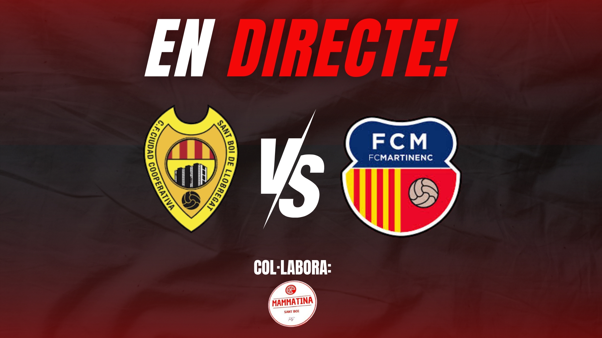 EN DIRECTE: Recupera el partit entre el CF Ciudad Cooperativa i el FC Martinenc