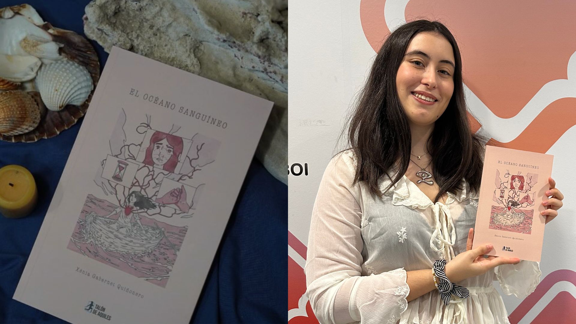 La santboiana Xènia Gabernet presenta el seu primer poemari, ‘El Oceáno Sanguíneo’