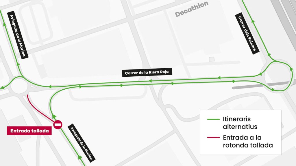 Comencen les obres de repavimentació a l’avinguda de la Marina de Sant Boi amb afectacions al trànsit i al bus