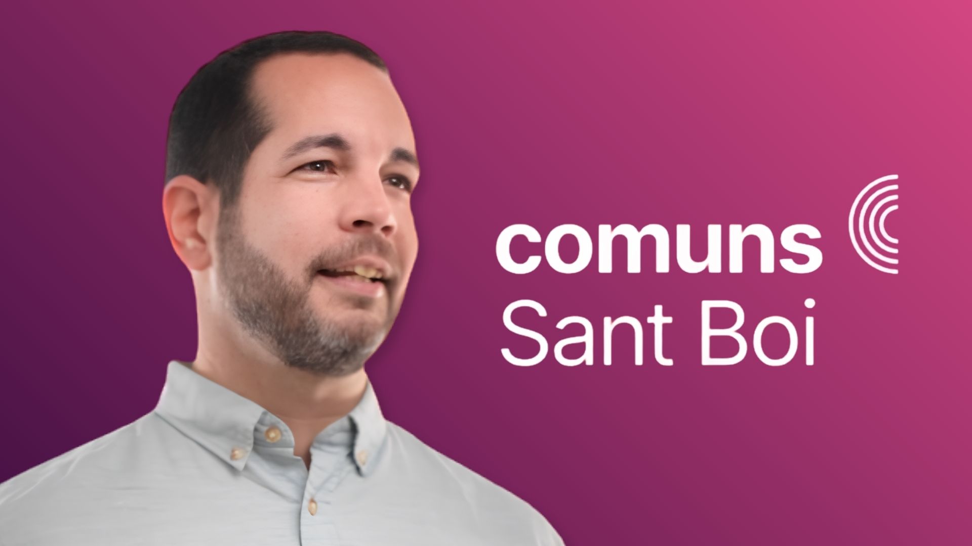Àlex Pérez, reescollit candidat de Comuns Sant Boi per a les municipals del 2027