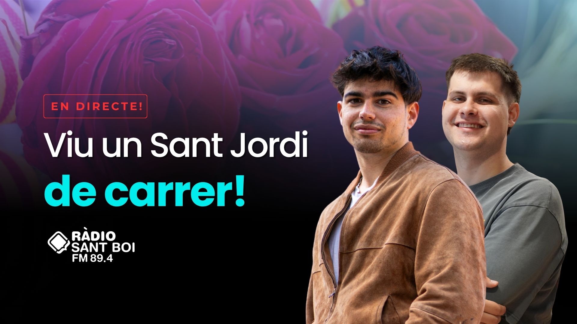 Ràdio Sant Boi surt al carrer per Sant Jordi amb un especial en directe de Gent de Carrer a la Rambla