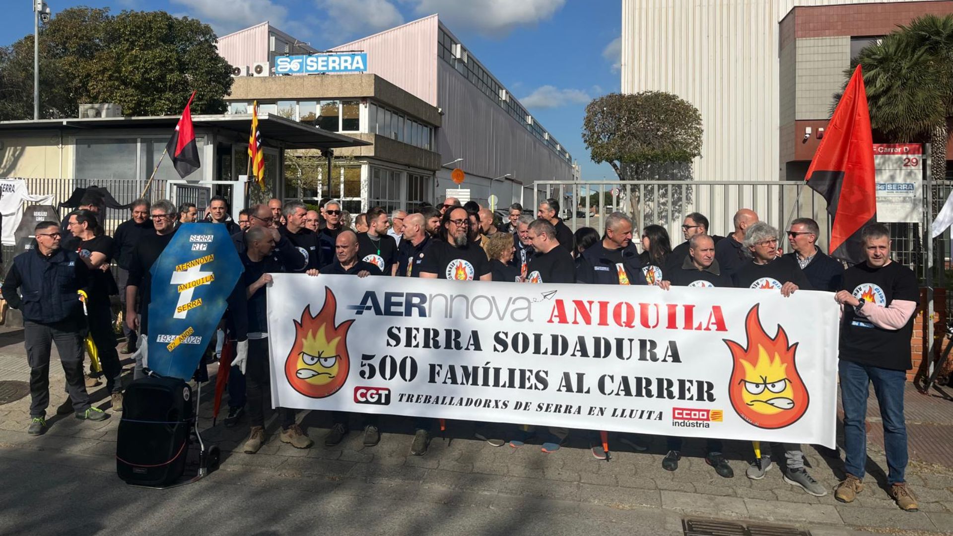 Sant Boi alça la veu davant el risc de tancament de Serra Soldadura possible pèrdua de 500 llocs de treball