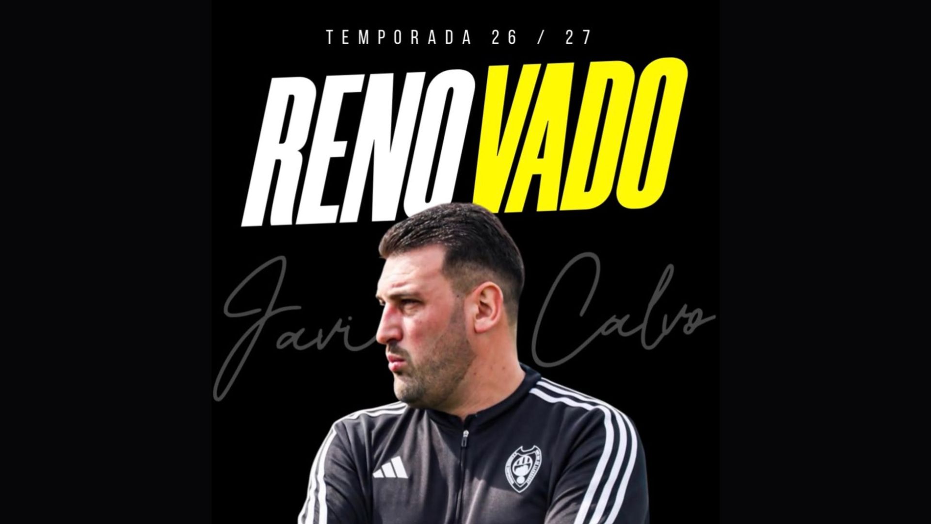 El CF Ciudad Cooperativa renova Javi Calvo per a la temporada 2026 27
