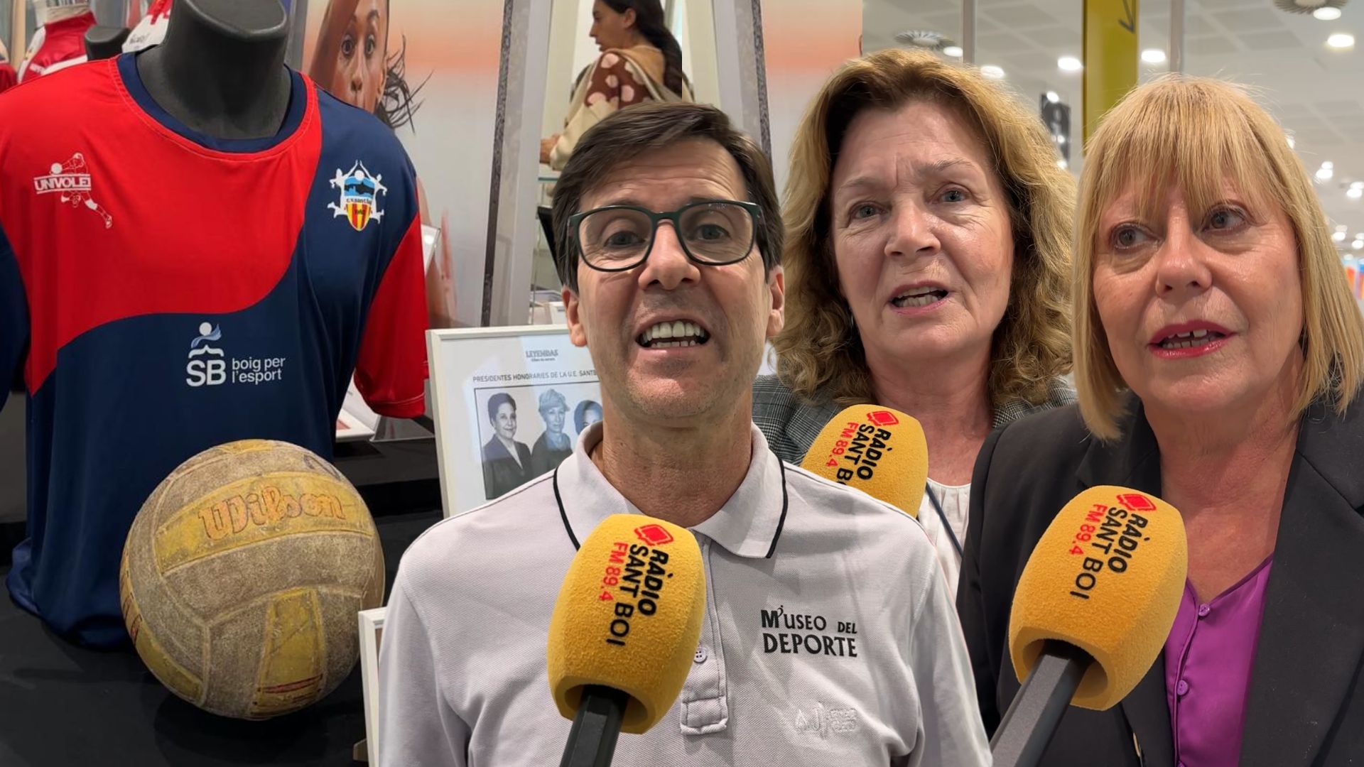 Una exposició a Sant Boi dona visibilitat a les grans figures femenines de l’esport