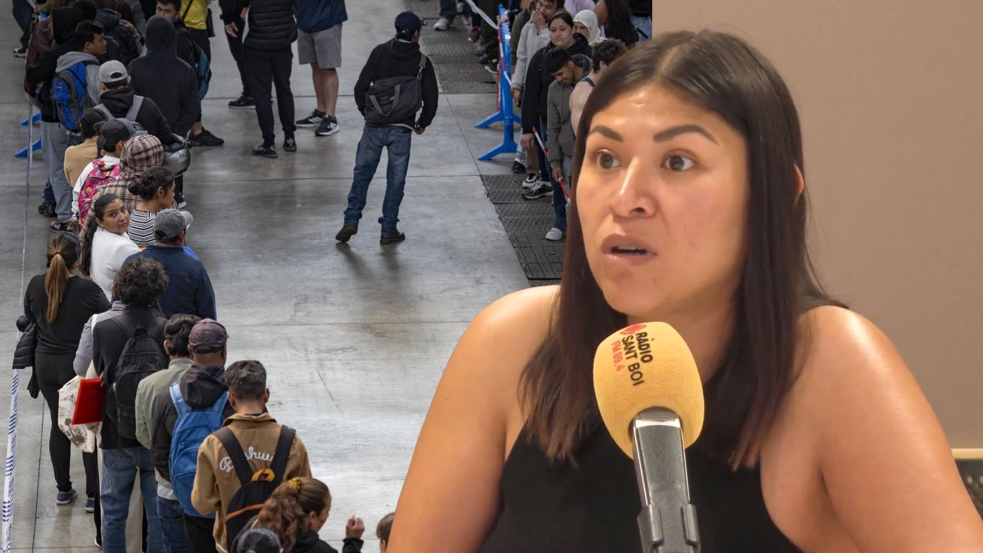 Cues, nits al carrer i tràmits impossibles així ha viscut una veïna de Sant Boi la regularització de milers de migrants