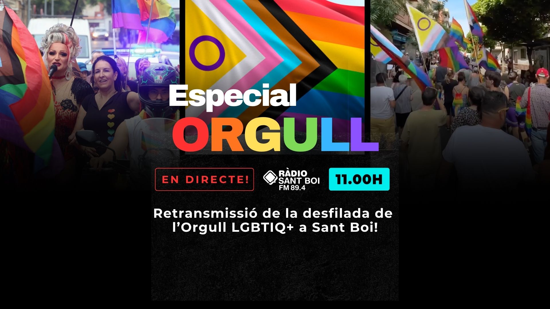 Ràdio Sant Boi retransmetrà per primer cop en directe l'Orgull LGBTIQ+ de Sant Boi