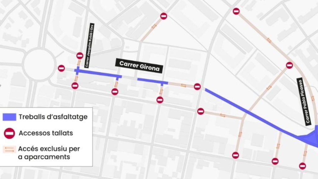 Sant Boi estrenarà un carrer Girona renovat a principis de setembre totes les afectacions