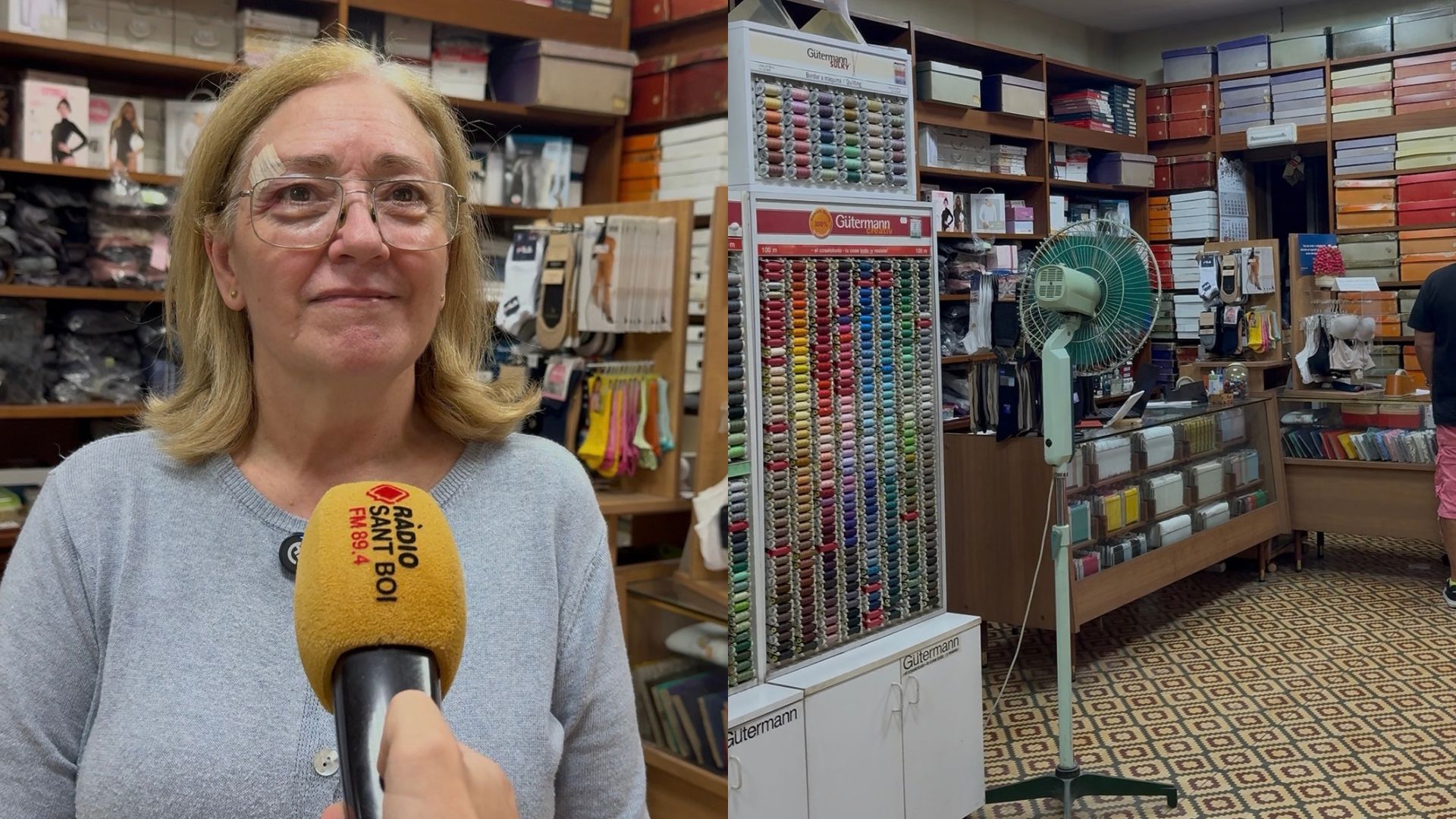 Ca la Riteta abaixa la persiana després de 140 anys d’història a Sant Boi la mítica merceria es queda sense relleu