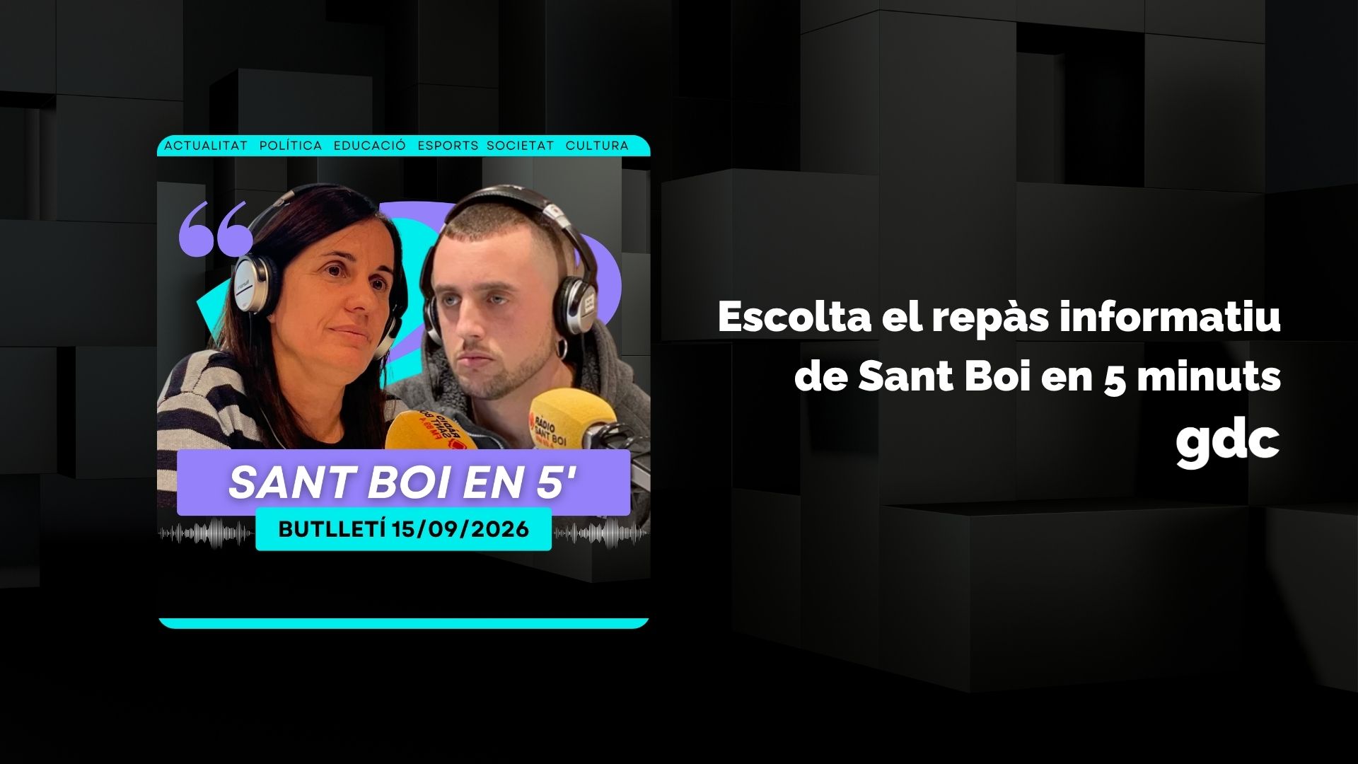 Butlletí informatiu Sant Boi 15-09-2026