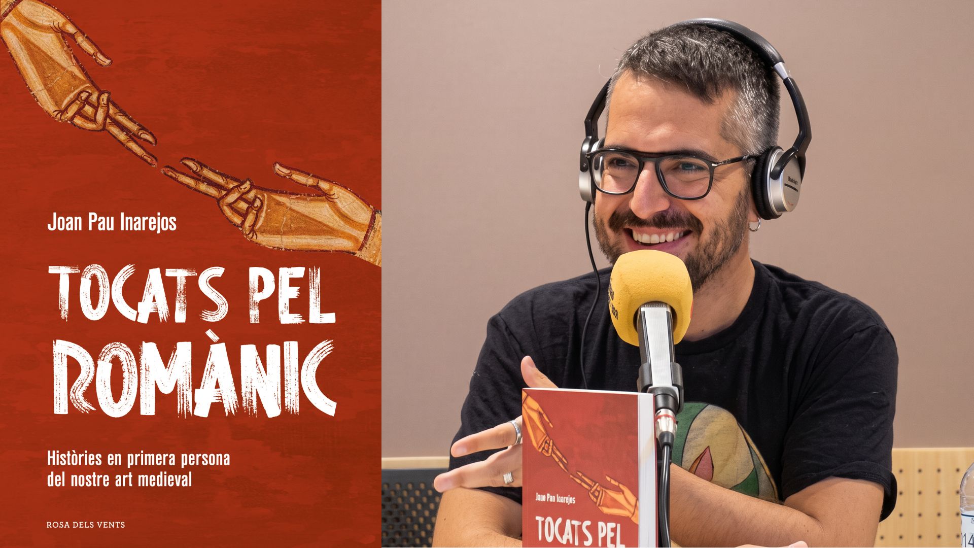 El santboià Joan Pau Inarejos descobreix les històries humanes del romànic en el seu nou llibre