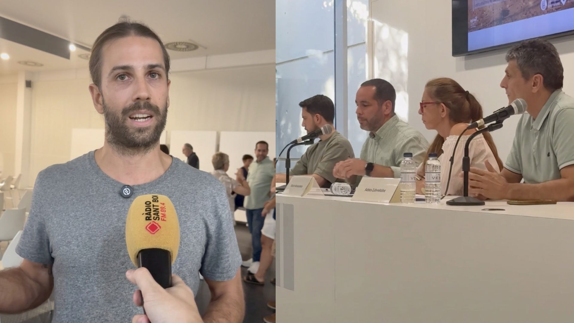 Sant Boi dona veu a les realitats de Palestina i el Líban en una jornada sobre el desplaçament forçat «La societat santboiana sempre respon»