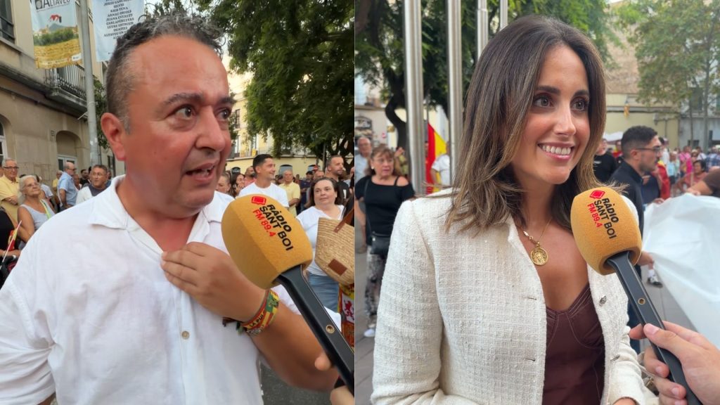 Tensió a Sant Boi una minoria radical eleva la tensió amb salutacions feixistes en la concentració de suport a Ceuta 