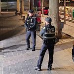 Dispositiu policial a l’estació de Sant Boi arran dels aldarulls de Barcelona