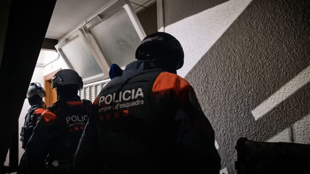 Quatre detinguts i enviats a presó en una operació amb registres a Sant Boi per un segrest i assassinat 
