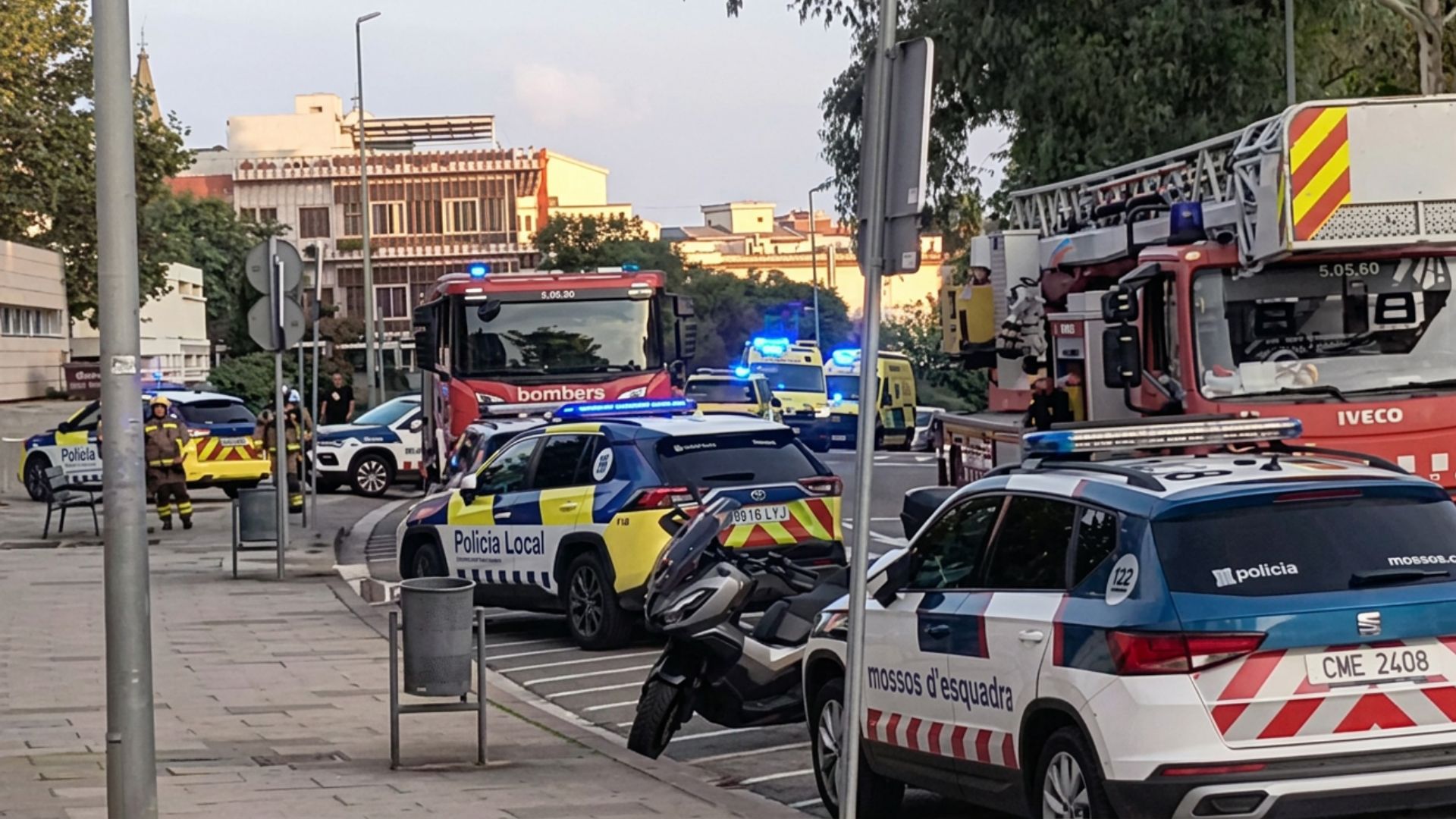 Un matalàs incendiat obliga a evacuar una vintena de persones a l'Hospital Sant Joan de Déu de Sant Boi